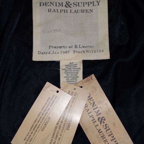 RALPH LAUREN - BLACK SEQUIN BOMBER - JACKET - BLACK - SMALL (NWT) - Picture 2 of 2